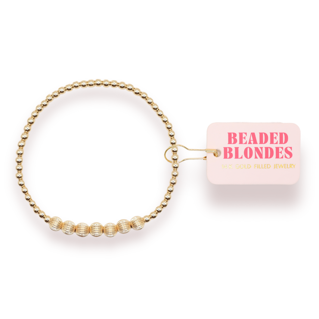 Lucky Fluted Bracelet