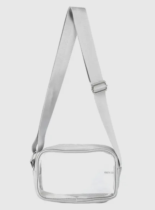 Colorblock Clear Crossbody