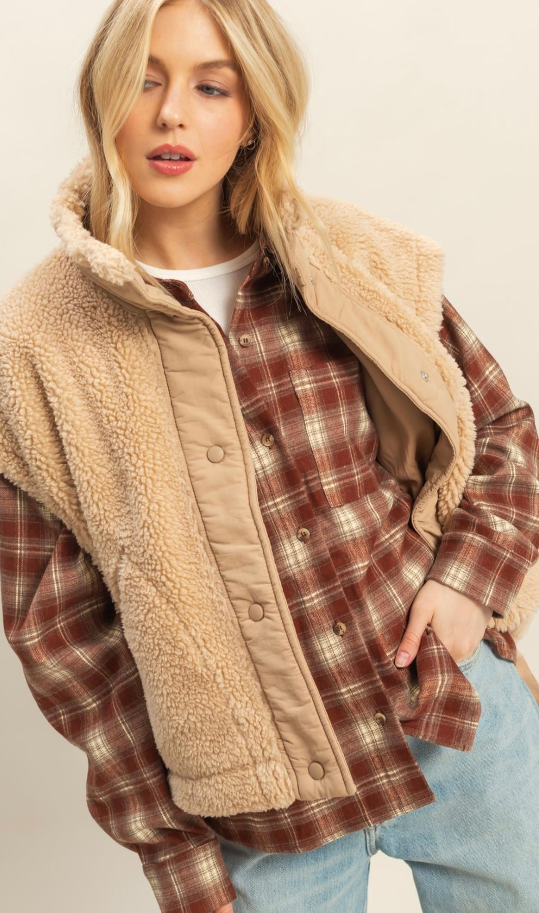 Sherpa Vest Jacket