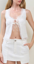 Load image into Gallery viewer, Eyelet Sleeveless Top

