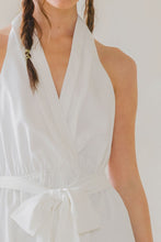 Load image into Gallery viewer, Belted Open Back Romper
