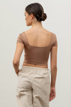 Load image into Gallery viewer, Solid Square Neck Top
