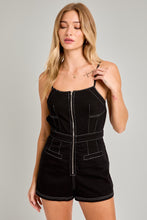 Load image into Gallery viewer, Zip Up Romper
