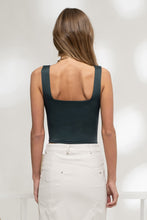Load image into Gallery viewer, Sleeveless Square Neck Crop Top
