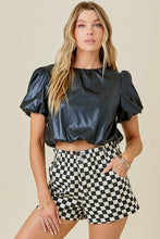 Load image into Gallery viewer, Bubble Sleeve and Hem Top
