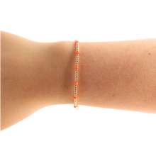 Load image into Gallery viewer, Orange Dainty Poppi Bracelet
