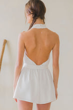Load image into Gallery viewer, Belted Open Back Romper
