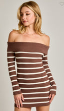 Load image into Gallery viewer, Ribbed Sweater Mini Dress
