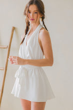 Load image into Gallery viewer, Belted Open Back Romper
