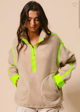 Load image into Gallery viewer, Half ZipSherpa Pullover
