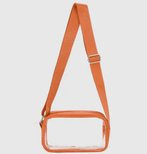 Load image into Gallery viewer, Colorblock Clear Crossbody
