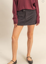 Load image into Gallery viewer, Corduroy Mid Waist Mini Skirt

