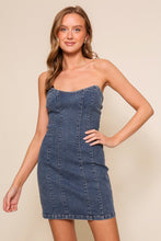 Load image into Gallery viewer, Denim Bodycon Dress
