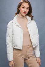 Load image into Gallery viewer, Cropped Puffer Jacket
