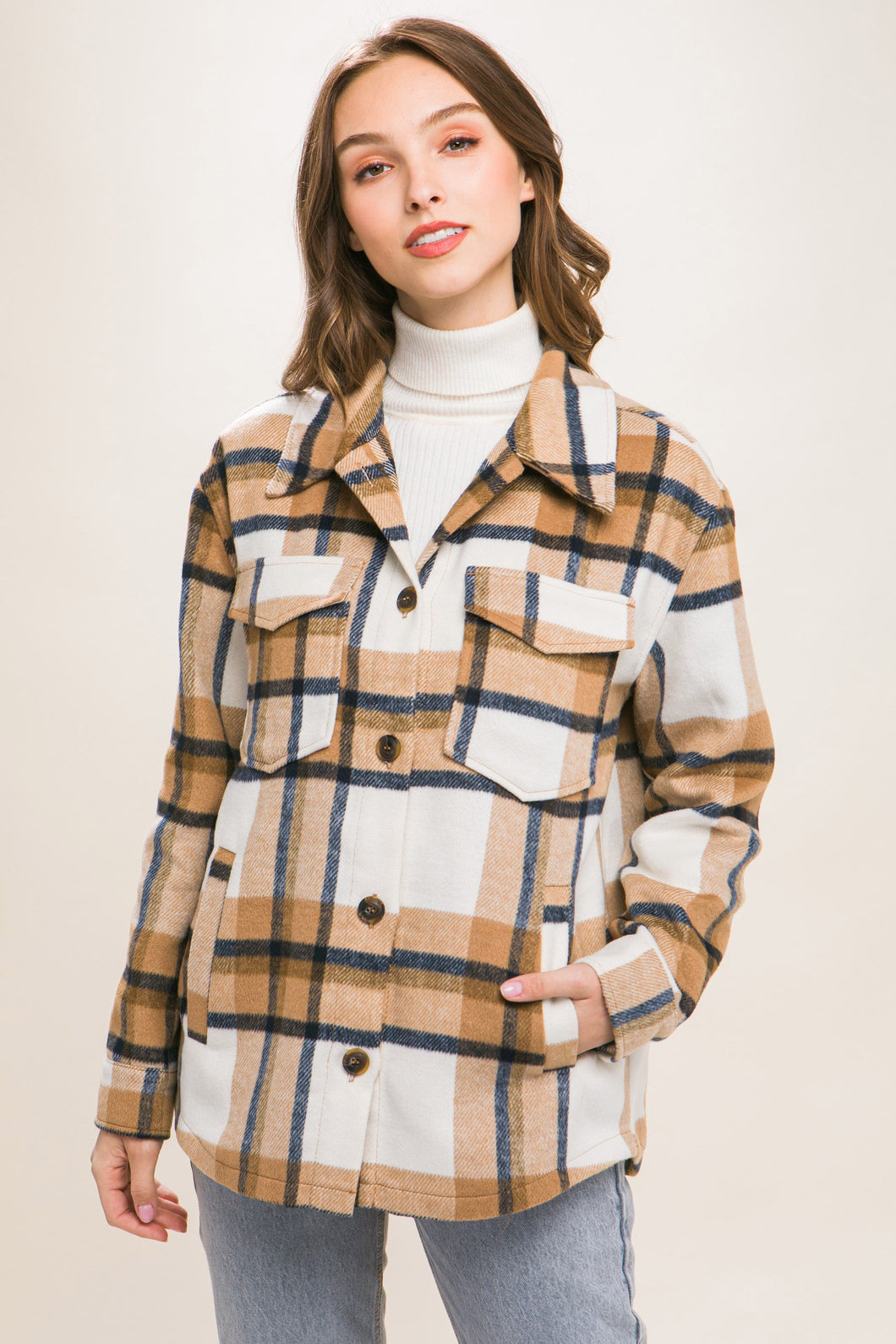 Wool Blend Shacket