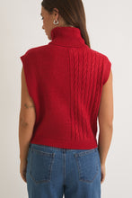 Load image into Gallery viewer, Turtleneck Sweater Vest
