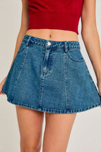 Load image into Gallery viewer, Low Rise Denim Mini
