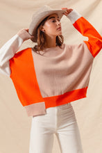 Load image into Gallery viewer, Color Block Sweater
