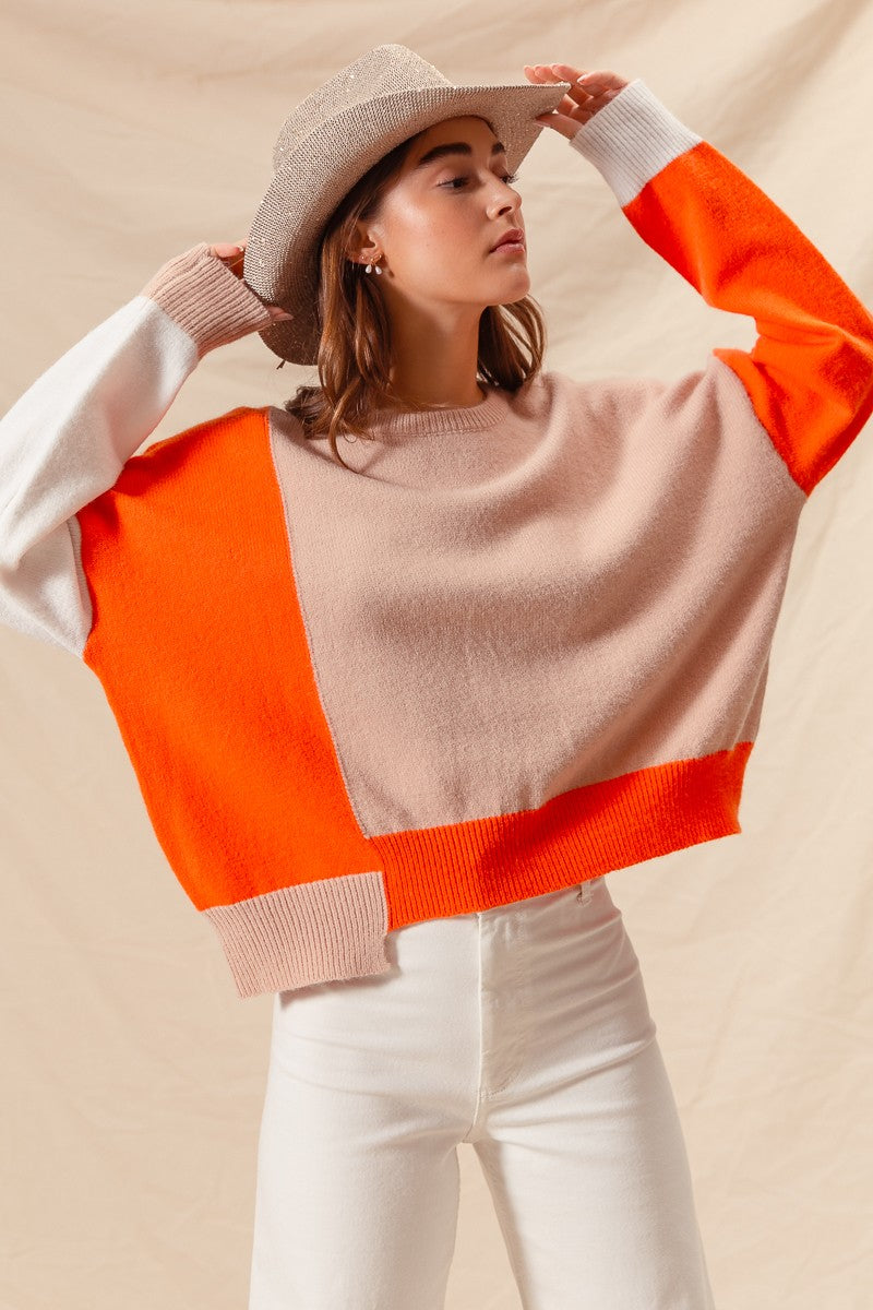 Color Block Sweater