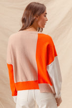 Load image into Gallery viewer, Color Block Sweater
