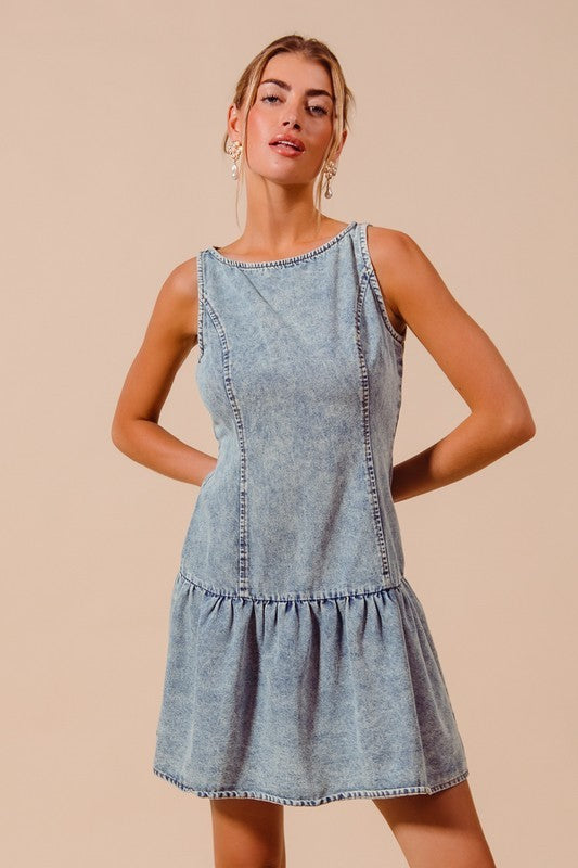 Mineral Washed Dress