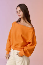 Load image into Gallery viewer, Off Shoulder Crop Sweatshirt
