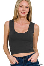 Load image into Gallery viewer, Double Layered Cropped Tank
