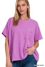 Load image into Gallery viewer, Corded Rib Front Pocket Top
