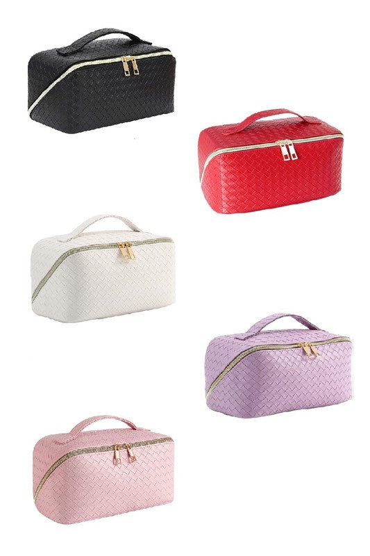 Leather Cosmetic Travel Bag