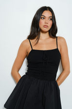 Load image into Gallery viewer, Pointelle Knit Combo Mini Dress
