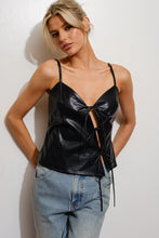 Load image into Gallery viewer, Leather Tie Cami
