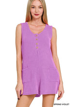 Load image into Gallery viewer, Corded Sleeveless Romper

