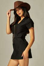 Load image into Gallery viewer, Belted Stretch Mini Dress
