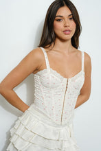 Load image into Gallery viewer, Eyelet Corset Top
