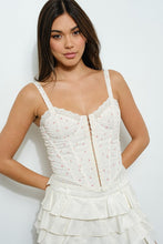 Load image into Gallery viewer, Eyelet Corset Top
