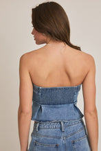 Load image into Gallery viewer, Denim Tube Top
