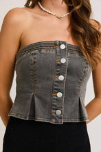 Load image into Gallery viewer, Denim Tube Top

