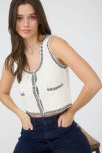 Load image into Gallery viewer, Gold Button Sweater Vest
