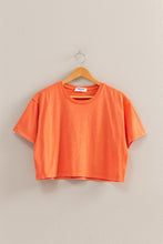 Load image into Gallery viewer, Washed Crop Tee
