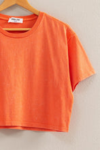 Load image into Gallery viewer, Washed Crop Tee

