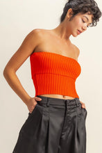 Load image into Gallery viewer, Knit Foldover Tube Top
