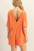 Load image into Gallery viewer, Washed V Romper
