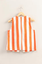 Load image into Gallery viewer, Striped Tie Vest
