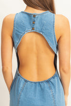 Load image into Gallery viewer, Open Back Denim Dress
