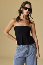 Load image into Gallery viewer, Strapless Peplum Top
