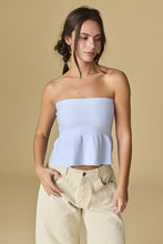 Load image into Gallery viewer, Strapless Peplum Top
