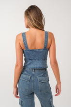 Load image into Gallery viewer, Eloise Denim Corset

