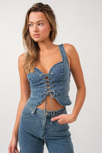 Load image into Gallery viewer, Eloise Denim Corset
