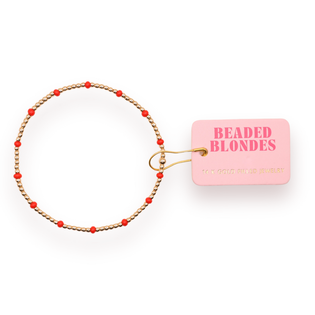 Bracelet in Bright Red