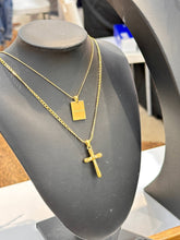 Load image into Gallery viewer, Bubble Cross Necklace
